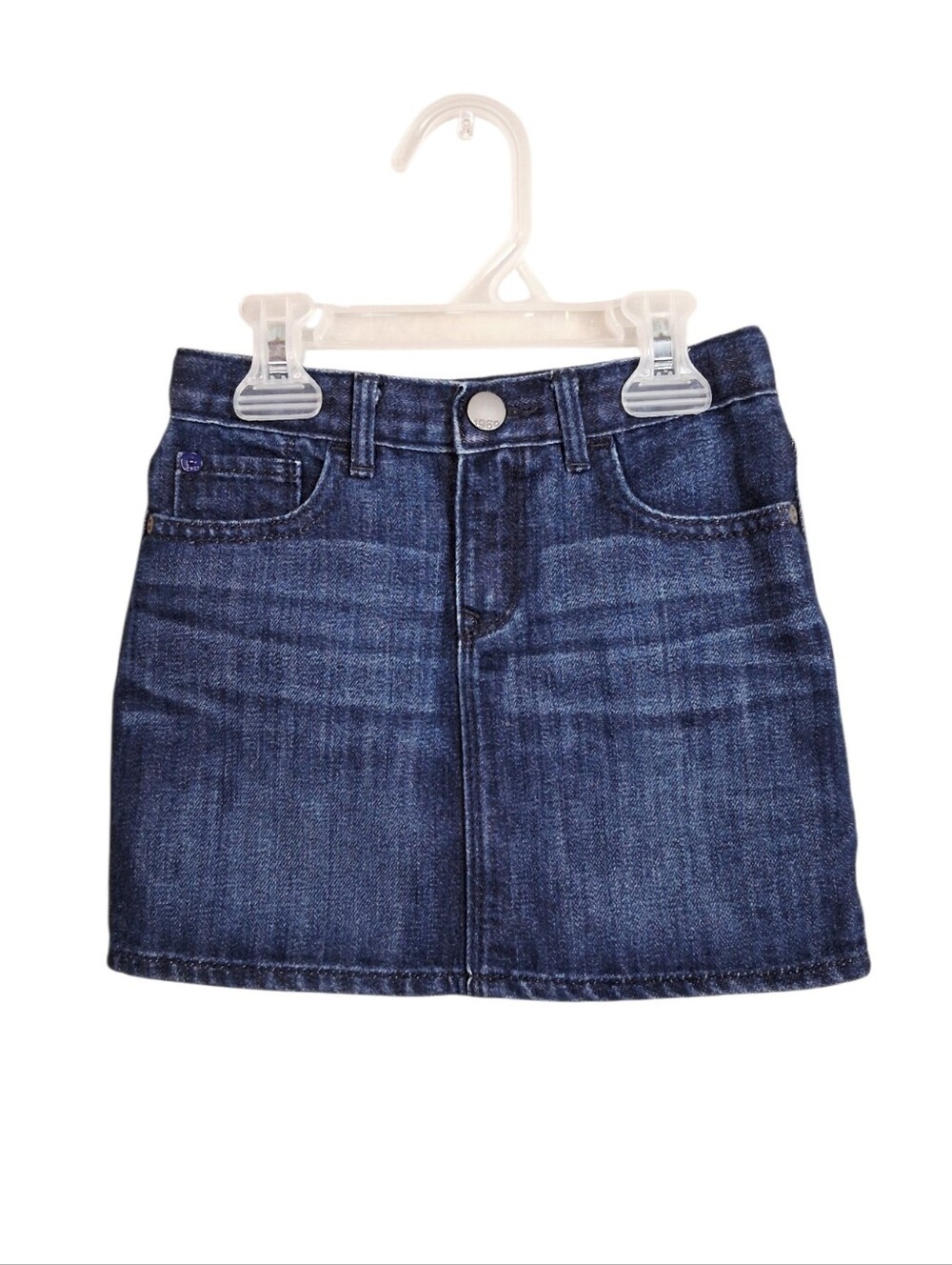 Baby Gap 1969 | Dark Wash Jean Denim Mini Skirt | Girls Size 5